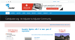 Desktop Screenshot of catadjuster.org